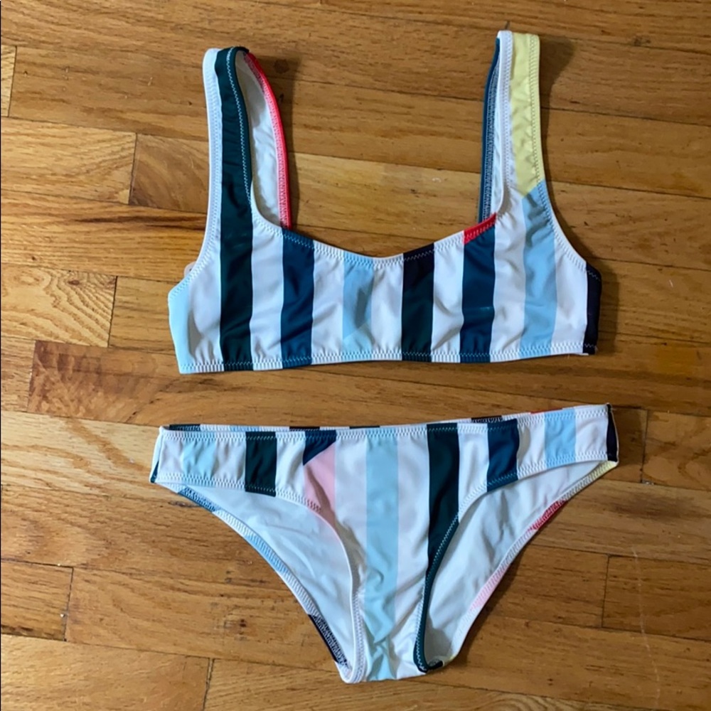 Solid & Striped Multicolor Striped Bikini - image 2